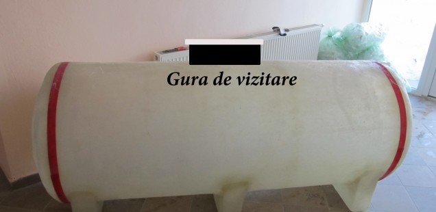 Rezervor fibra de sticla 1000 L orizontal